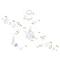 KURBELWELLE/KOLBEN/AUSGLEICHSWELLE 2