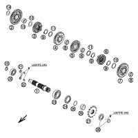 GETRIEBE II / ABTRIEBSWELLE