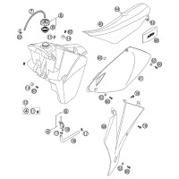 KRAFTSTOFFTANK / SITZBANK  / SPOILER