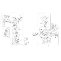 BREMSSATTEL VORNE / HINTEN
