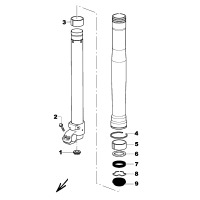 VORDERRADGABEL MARZOCCHI USD D 50