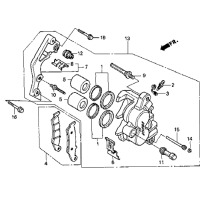 BREMSSATTEL VORDERRAD