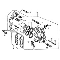 BREMSSATTEL VORDERRAD