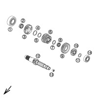 GETRIEBE I - ANTRIEBSWELLE