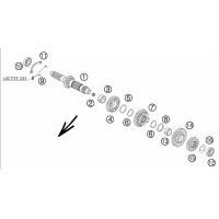 GETRIEBE I - ANTRIEBSWELLE