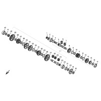GETRIEBE AB MOTOR-NUMMER 0904625