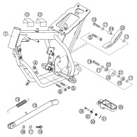 RAHMEN / SEITENSTAENDER 50 JUNIOR LC  