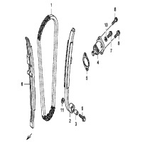 NOCKENWELLENKETTE / SPANNVORRICHTUNG