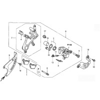 BREMSSATTEL HINTERRAD