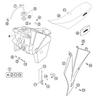 KRAFTSTOFFTANK / SITZBANK  / SPOILER