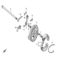 BREMSSATTEL HINTERRAD