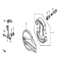 BREMSSATTEL HINTERRAD