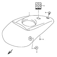 VERKLEIDUNG OBEN KRAFTSTOFFTANK