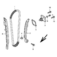 NOCKENWELLENKETTE / SPANNVORRICHTUNG