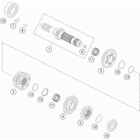 GETRIEBE I - ANTRIEBSWELLE