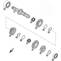 GETRIEBE I - ANTRIEBSWELLE