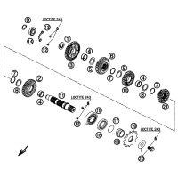 GETRIEBE II / ABTRIEBSWELLE