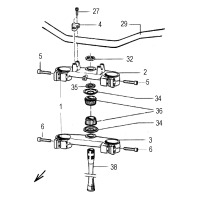 LENKER / GABELBRUECKE PAIOLI D 46