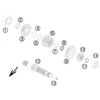 GETRIEBE I - ANTRIEBSWELLE