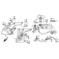 KRAFTSTOFFTANK / KUEHLERVERKLEIDUNG