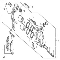 BREMSSATTEL VORDERRAD