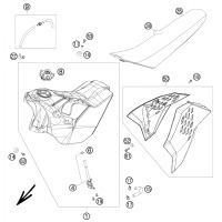 TANK/ SITZBANK/ VERKLEIDUNG
