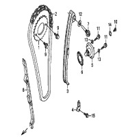 NOCKENWELLENKETTE / SPANNVORRICHTUNG