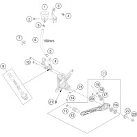 BETÄTIGUNG HINTERBREMSE