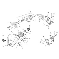 LAMPE /  SCHILDTRAEGER /  HUPE / SCHEINWERFERHALTER