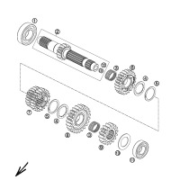 GETRIEBE I - ANTRIEBSWELLE