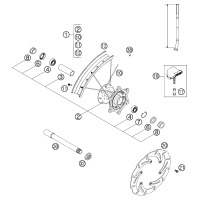 VORDERRAD 125-380 SX       