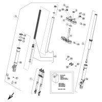VORDERRADGABEL RAHMENNUMMER ZD3C20002B0300001-ZD3C20002B0300084