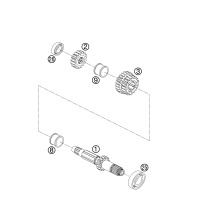 GETRIEBE I - ANTRIEBSWELLE 4-GANG