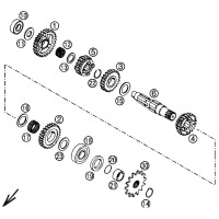 GETRIEBE II - ABTRIEBSWELLE
