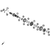 GETRIEBE I - ANTRIEBSWELLE