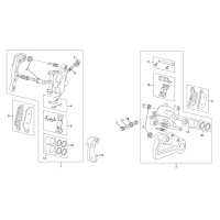 BREMSSATTEL VORNE / HINTEN