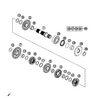 GETRIEBE II - ABTRIEBSWELLE