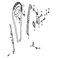 NOCKENWELLENKETTE / SPANNVORRICHTUNG