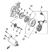 STARTERMOTOR / ANLASSERZAHNRAD