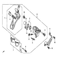 BREMSSATTEL HINTERRAD