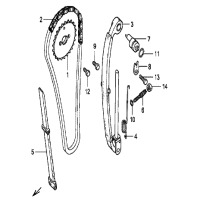 NOCKENWELLENKETTE / SPANNVORRICHTUNG