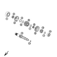 GETRIEBE I - ANTRIEBSWELLE