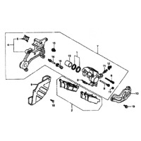BREMSSATTEL HINTERRAD