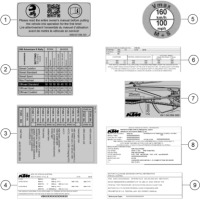 TECHNISCHE INFO AUFKLEBER