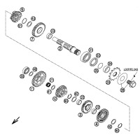 GETRIEBE I / ABTRIEBSWELLE
