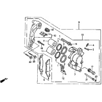 BREMSSATTEL VORDERRAD