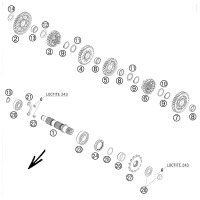 GETRIEBE II - ABTRIEBSWELLE