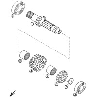 GETRIEBE I - ANTRIEBSWELLE