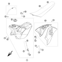 TANK/ SITZBANK/ VERKLEIDUNG