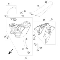 TANK/ SITZBANK/ VERKLEIDUNG
